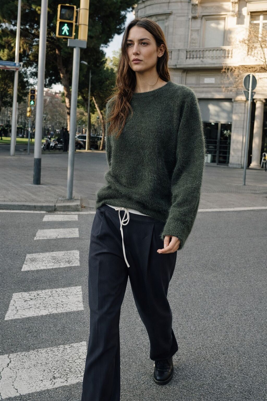 Soft Plush Long Sleeve Sweater - 23407