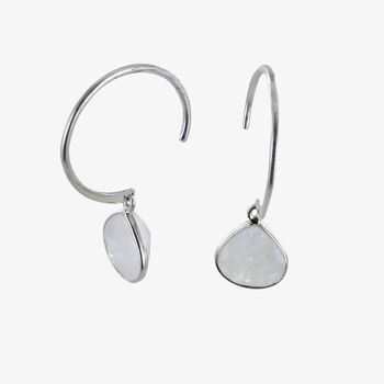 Boucles d'oreilles pendantes poire LAB 1