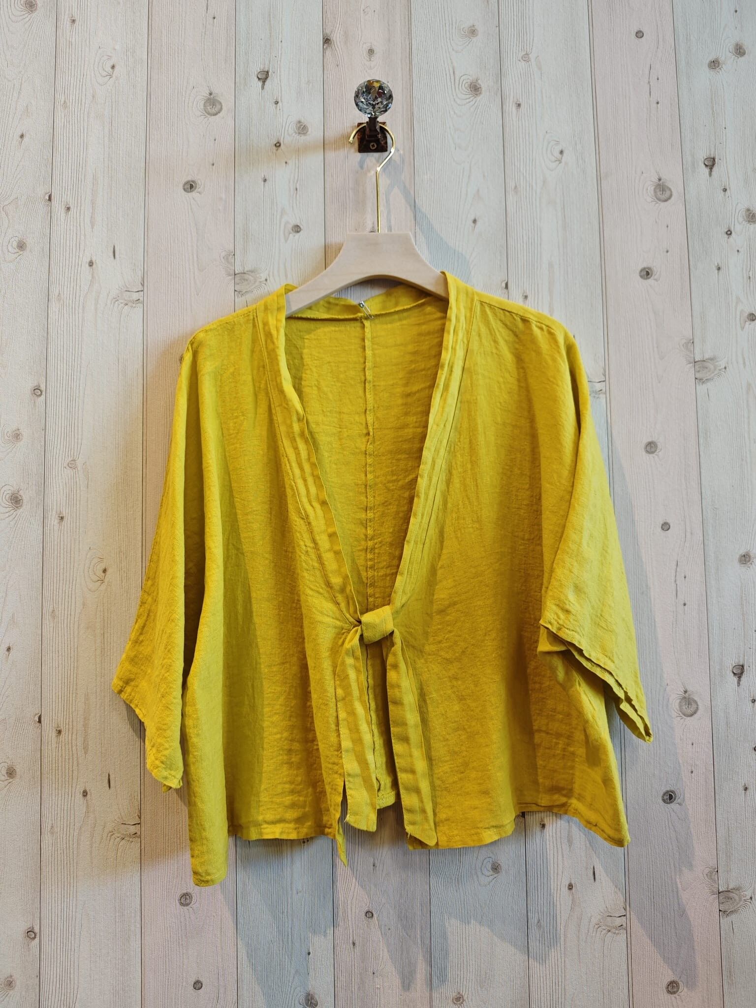RIF 18051 CARDIGAN 100% LINO