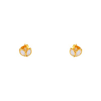 Pendientes Mill Piedra Lunar