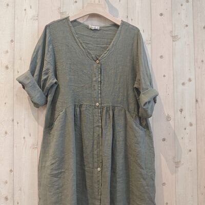 RIF 25906 ABITO AMPIO 100% LINO