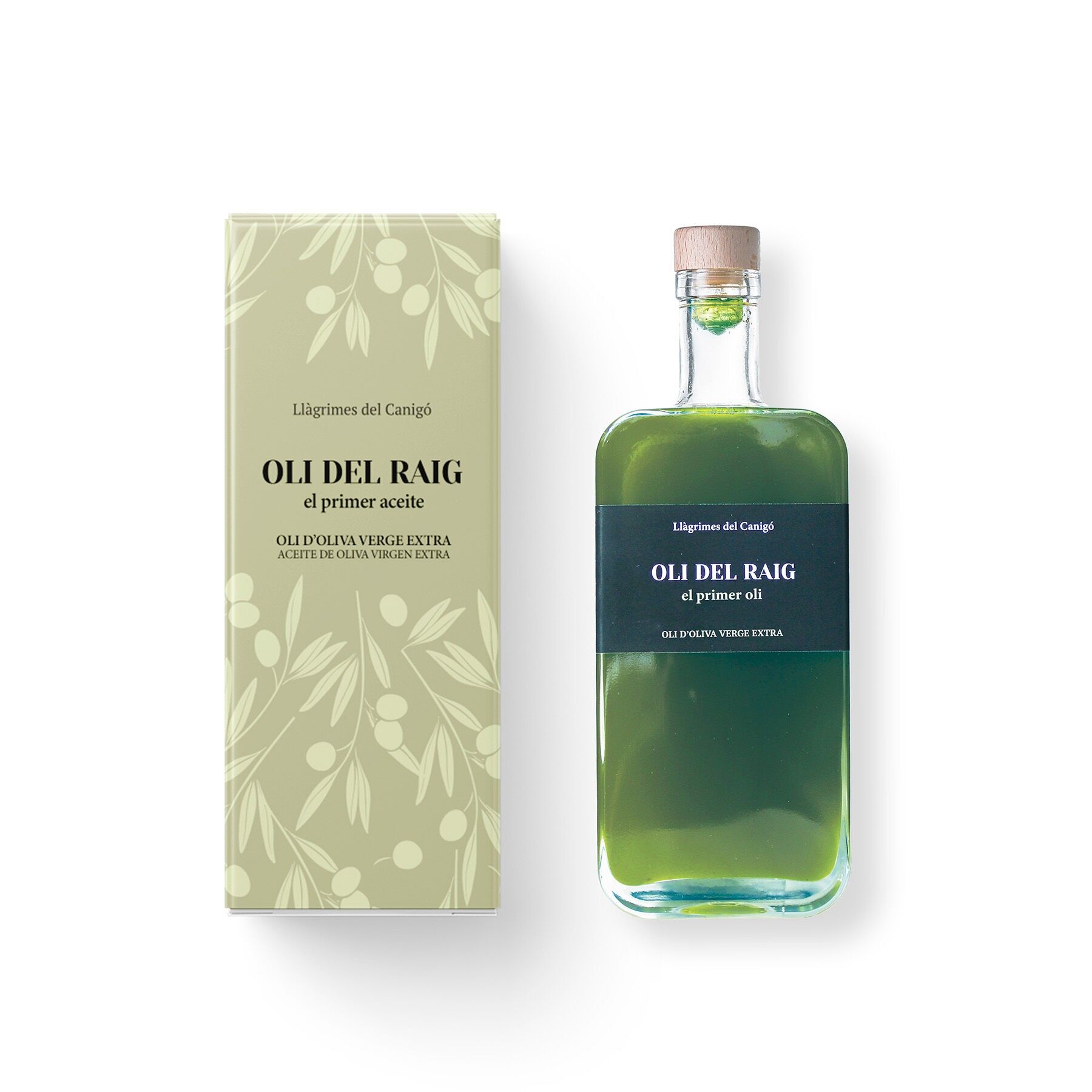 Huile d'olive verte non filtrée « Oli del Raig » 2025 - 0,5 L