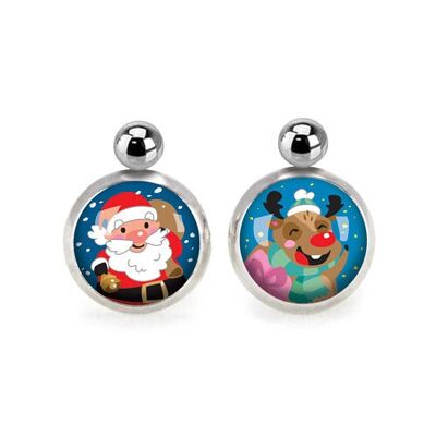 Biglie per bambini Nomad Babbo Natale / Renna - Argento