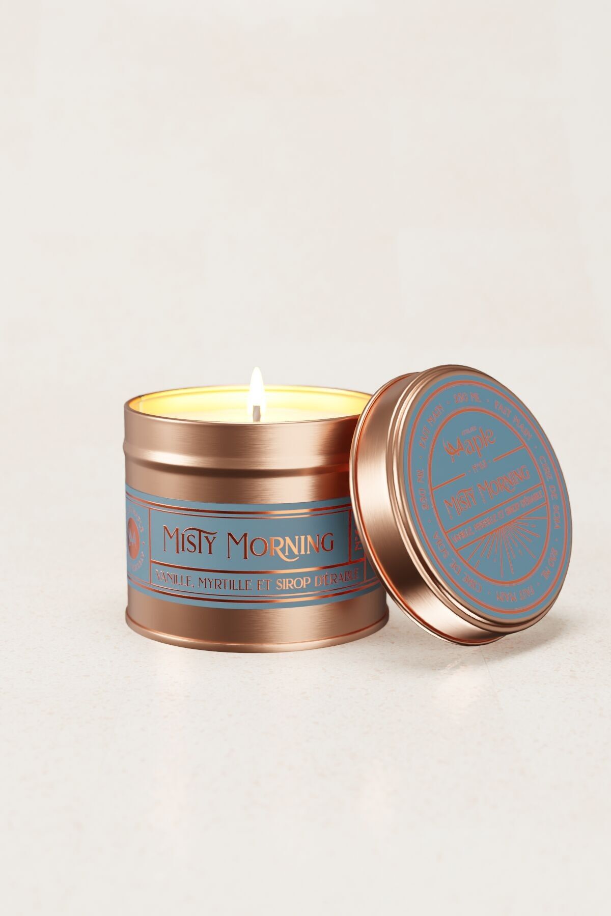 MISTY MORNING Kerze - Blaubeere, Vanille, Ahornsirup