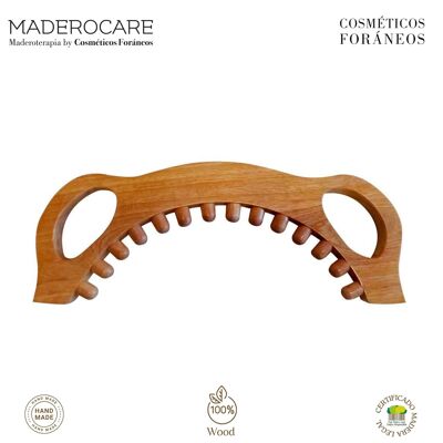 MASSEUR CORPOREL | THÉRAPIE AU BOIS | ARC DEMI-LUNE AVEC 2 POIGNÉES (40 x 6 cm)