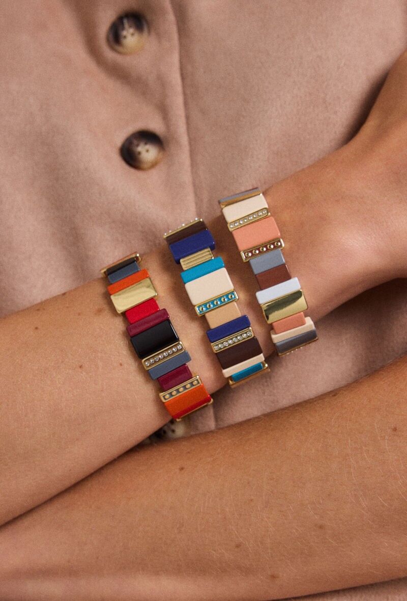 Bracciale asimmetrico colorato 324CP52