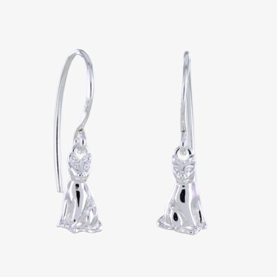 Boucles D'oreilles Chat Assis