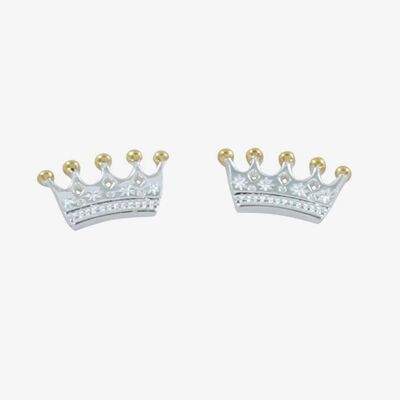 Crown Stud Earring