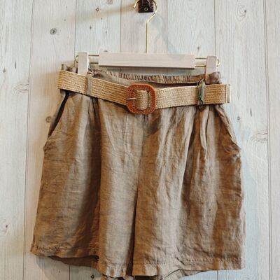 RÉF 30563 SHORT 100% LIN