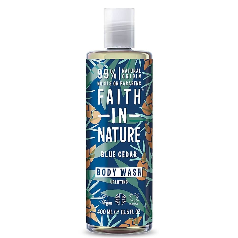 Gel douche au cèdre bleu Faith in Nature 400 ml