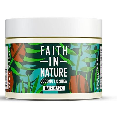 Faith in Nature Maschera per capelli al cocco e karité 300 ml
