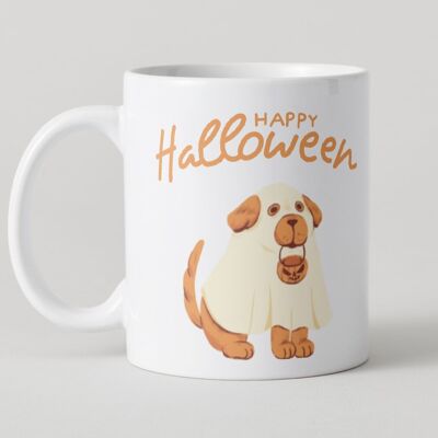 Mug, Happy Halloween Golden