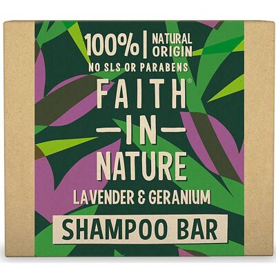 Faith in Nature Lavender & Geranium Shampoo Bar 85g