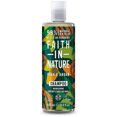 Shampoing au karité et à l'argan Faith in Nature 400 ml