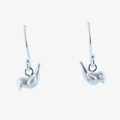 Orecchini Tweet Bird in argento sterling