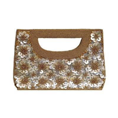 Sac à poignée Abaneri doré