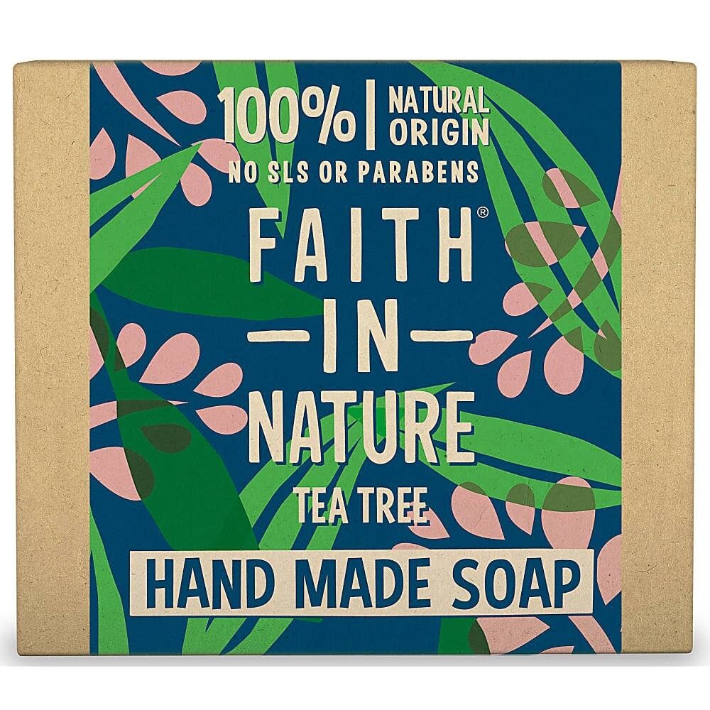 Faith in Nature Tea Tree Sapone fatto a mano 100 g