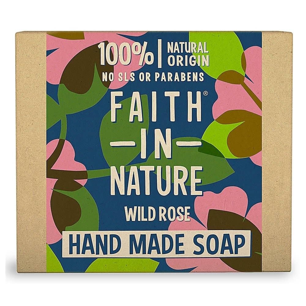Faith in Nature Wild Rose Hand Made Soap 100g