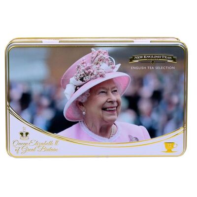 Queen Elizabeth II Commemorative Tea Tin, 72 Teabags
