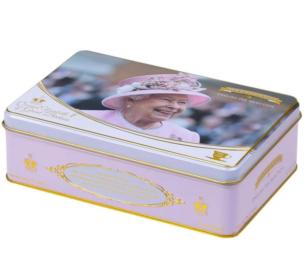 Buy wholesale Queen Elizabeth II Commemorative Tea Tin, 72 Teabags