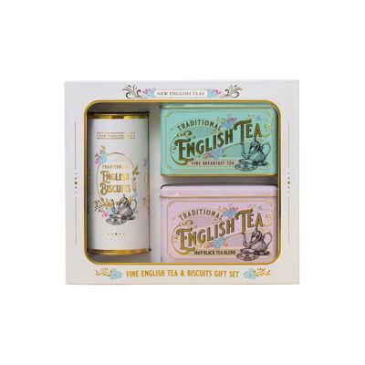 Vintage Victorian Tea & Biscuits Gift Set