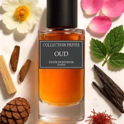 Colección Privada - Oud 50 ml Eau de Parfum Unisex | Hecho en Francia | Larga duración en piel y tejidos