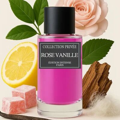 Colección Privada - Rosa Vainilla 50ml | Agua de perfume unisex | Hecho en Francia