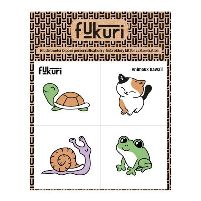 Bordado - Tablero de bordar - Animales kawaii