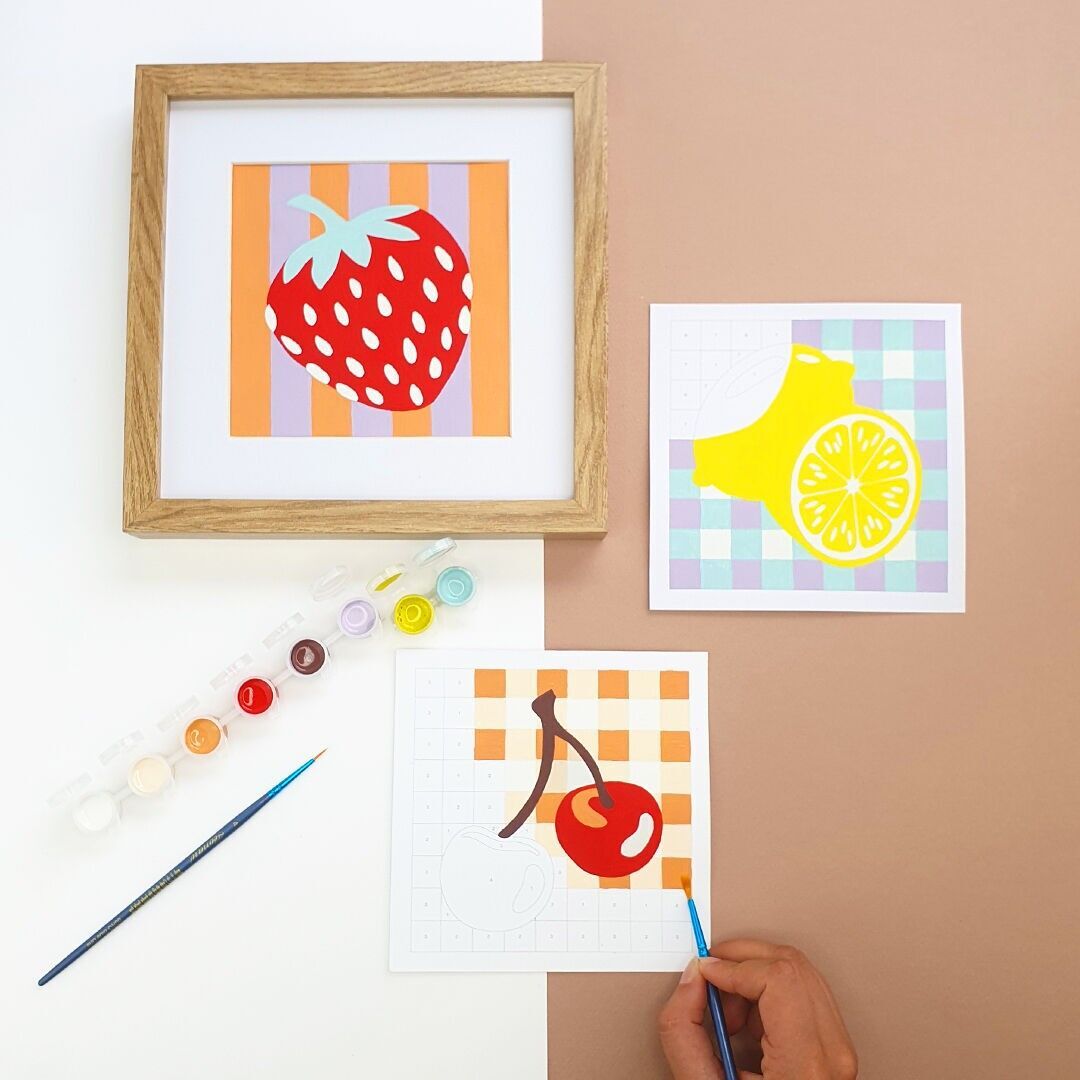 Paint by Number Kit - FRUITS