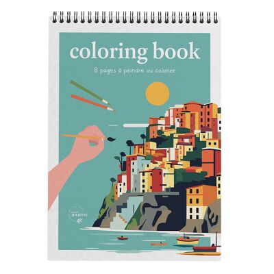 A4 Coloring Book - Travel Travel