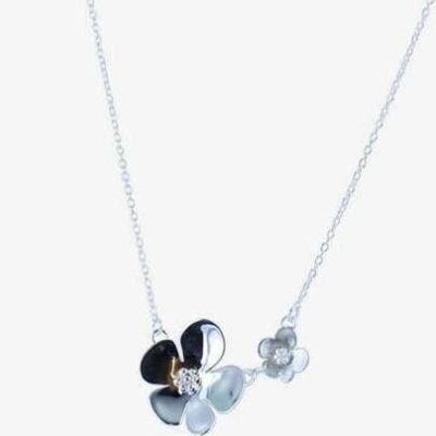 Collana Flower Power in argento sterling