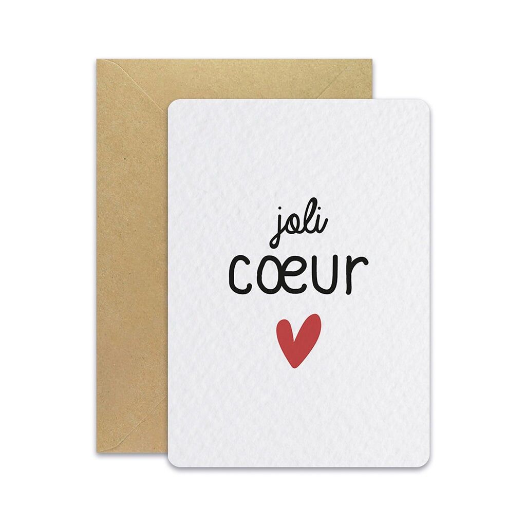 Hübsches Herz - Postkarte