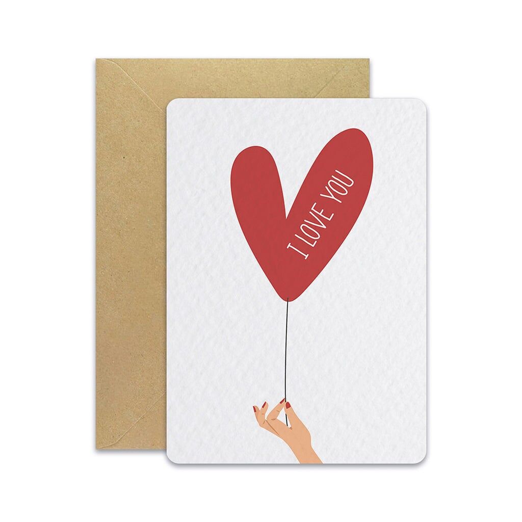 Ich liebe dich - Postkarte