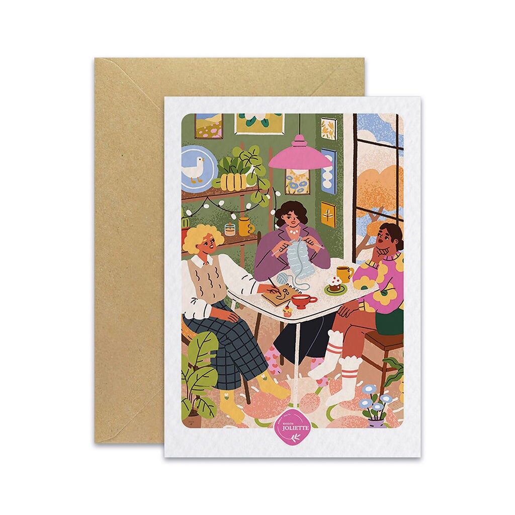 Die Freundinnen - Postkarte