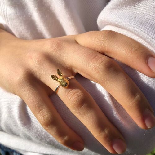 Hare Ring Gold