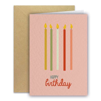 Greeting Card - Candles