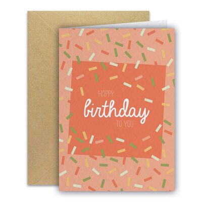 Greeting Card - Confetti