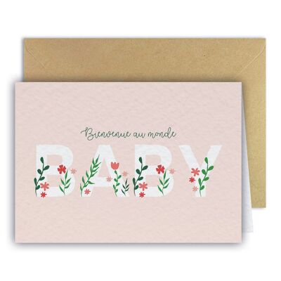 Greeting Card - Baby Rose