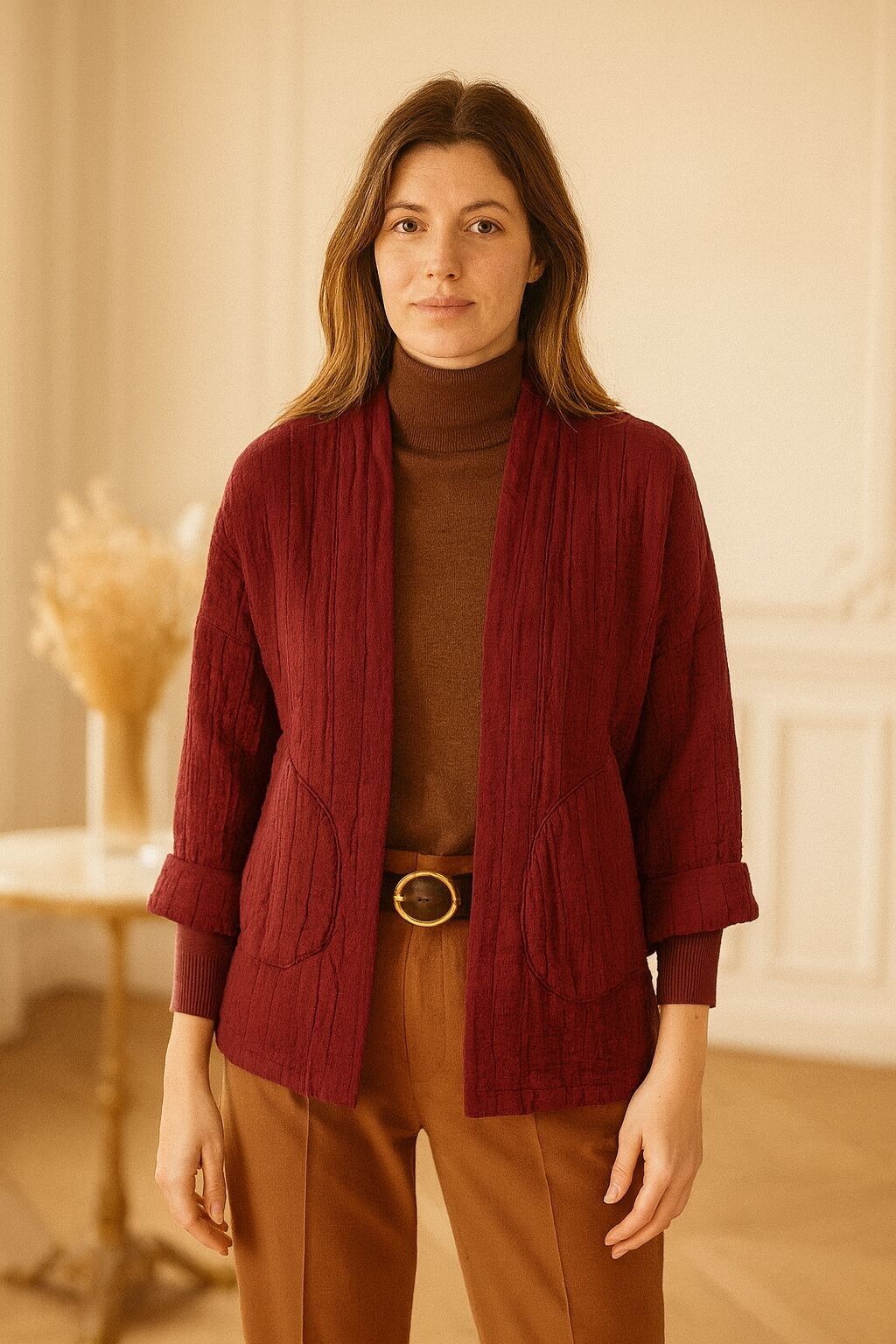 Veste matelassée kimono en coton PV2522