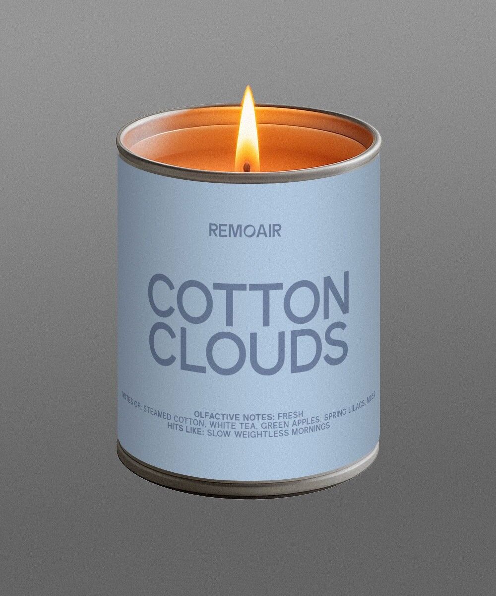 Nubes de algodón - doftljus (paquete de 3)