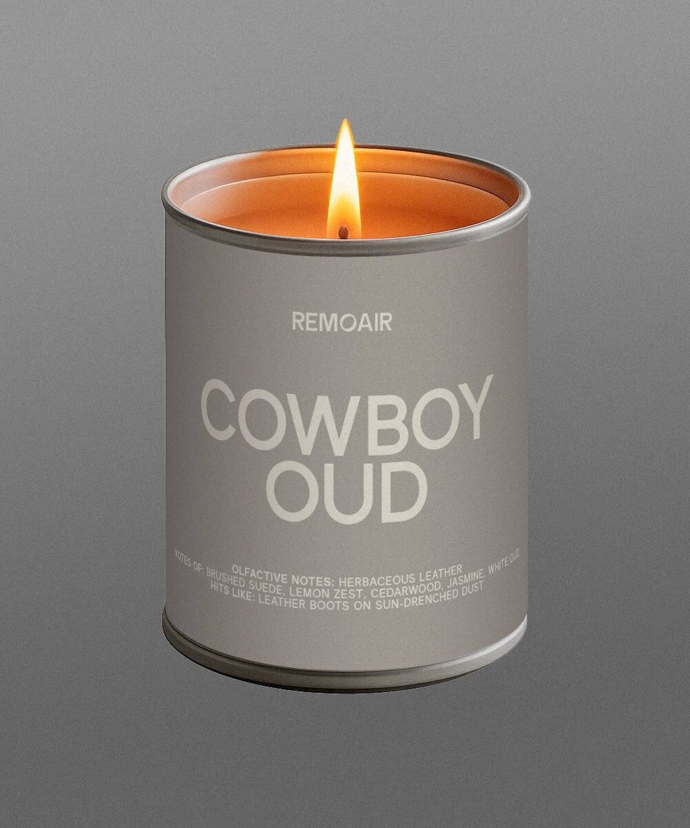 Cowboy Oud - doftljus (paquete de 3)