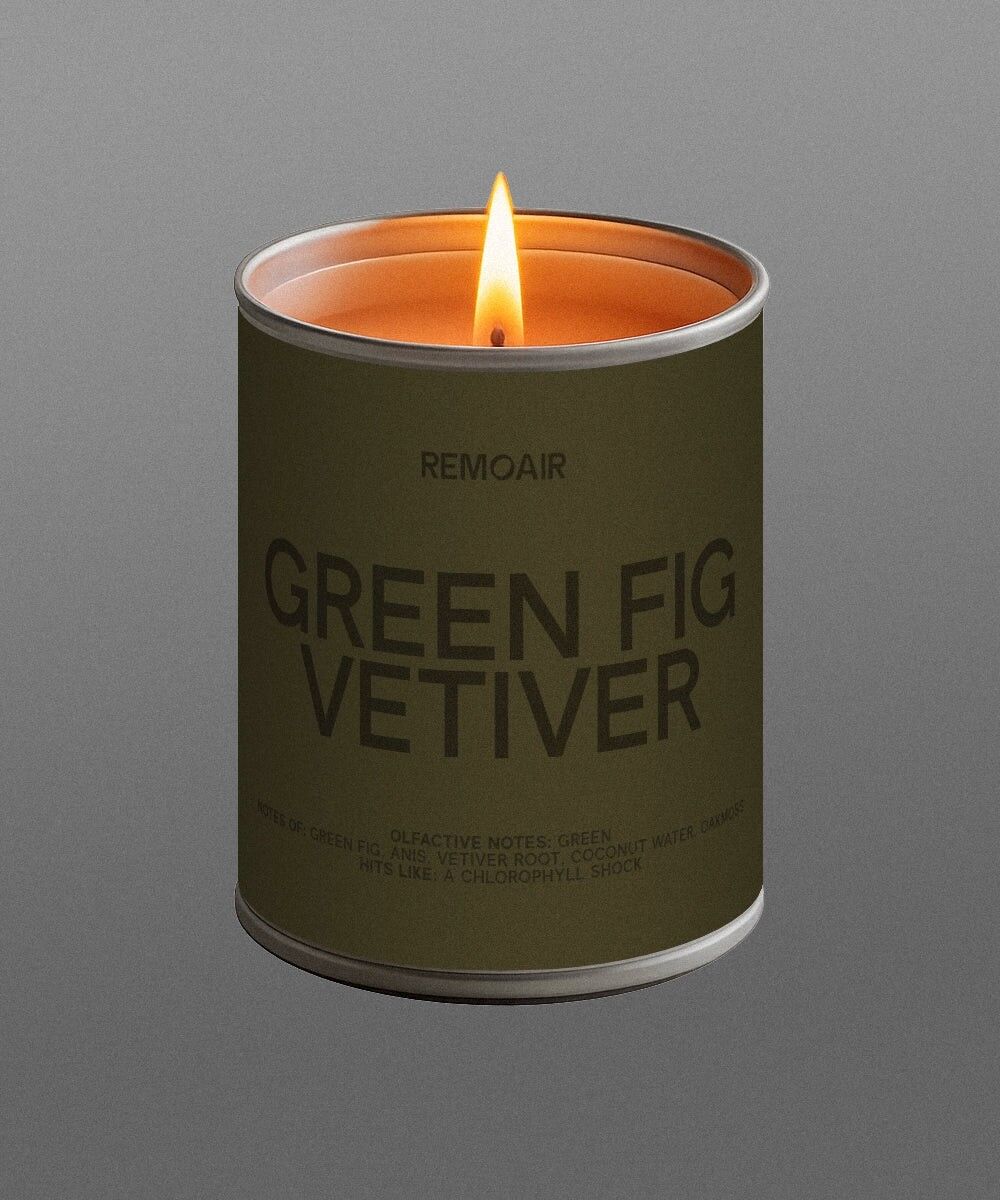 Vetiver de higo verde - doftljus (paquete de 3)