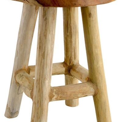 Tabouret en bois de teck