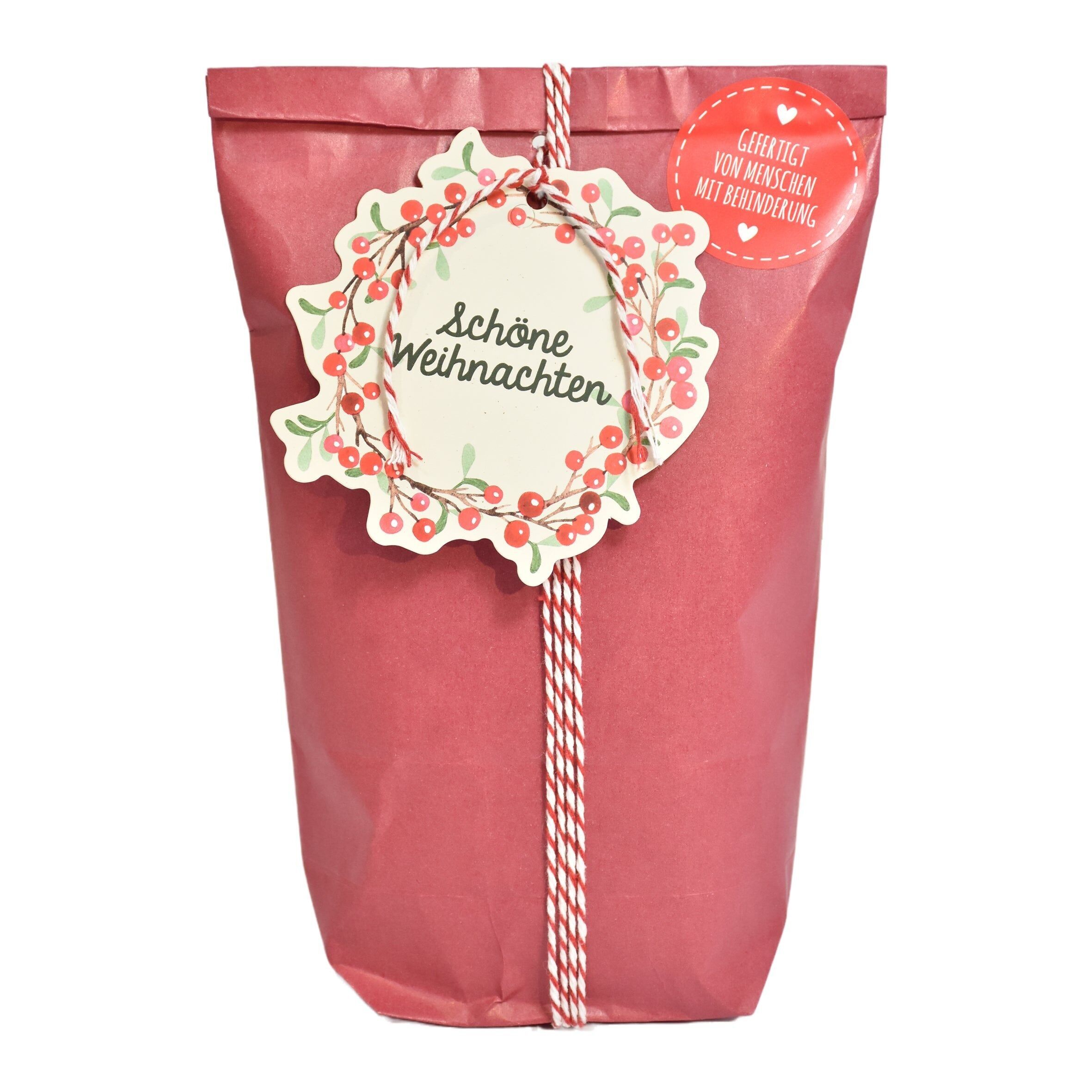 Merry Christmas Berry Wreath Grab Bag