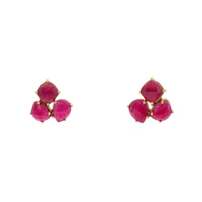 Trends ruby earrings