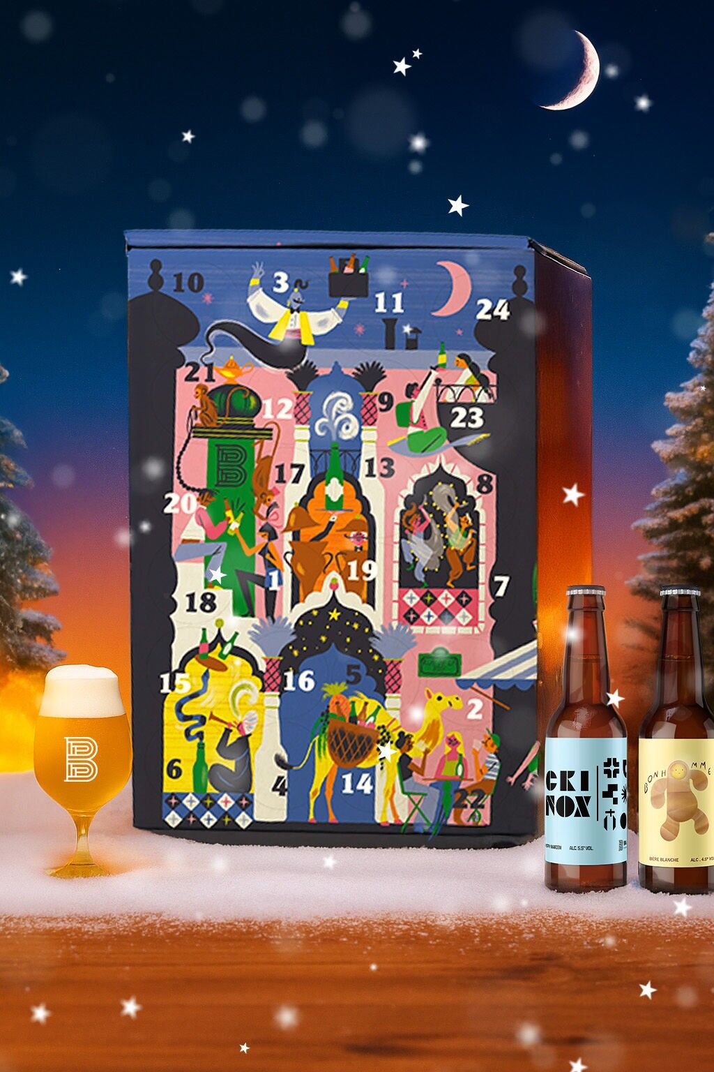BAPBAP Craft Beer Advent Calendar 24x33cl