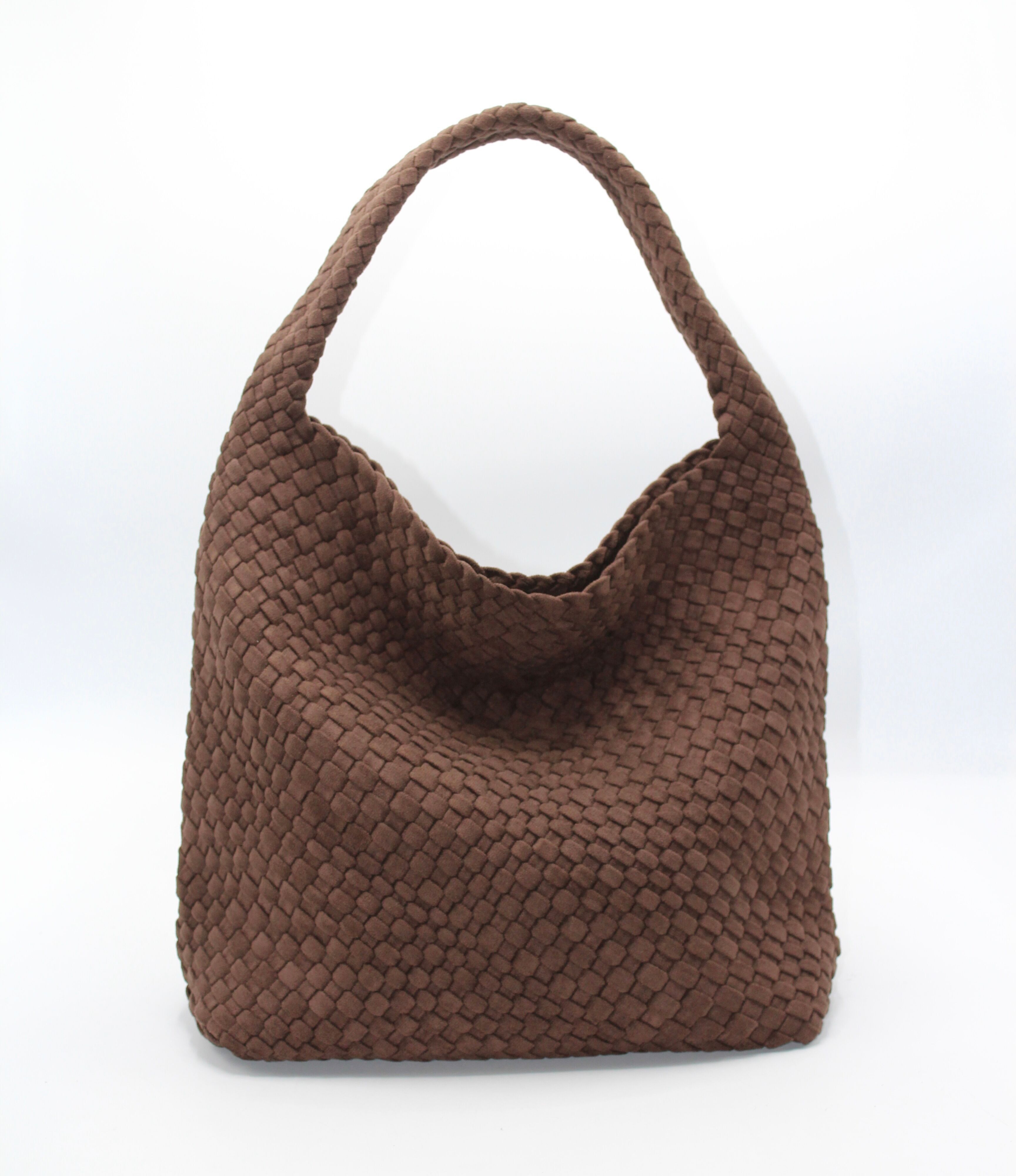 Tasche aus Intrecciata-Stoff aus veganem, betrügerischem Material