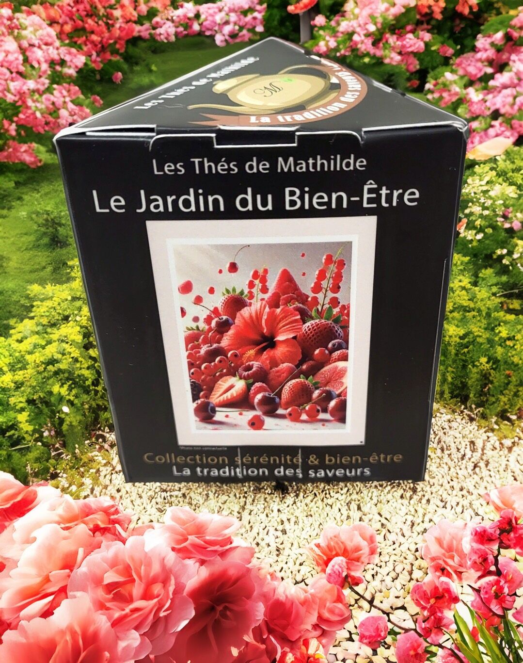 Well-Being Garden Infusion – Hibiscus & Red Fruits / triangular box