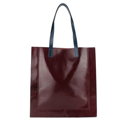 Sac fourre-tout en cuir minimaliste