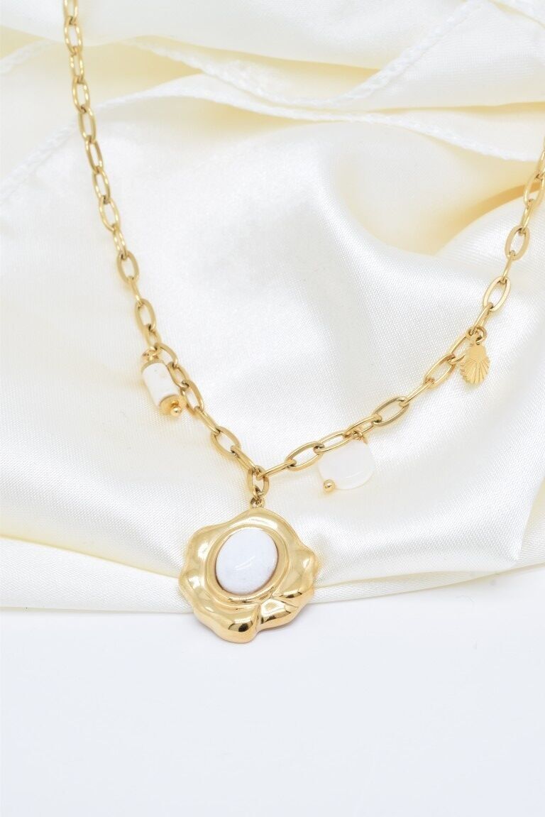 Edelstahl-Anhänger-Gliederkette - BJ210259OR